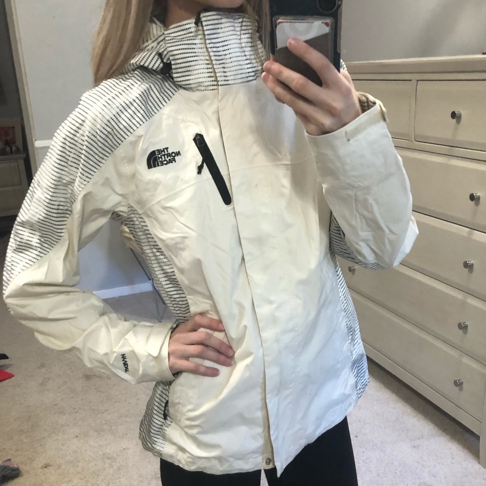 The North Face rain jacket hooded shell